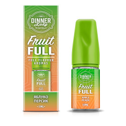 Ароматизатор Dinner Lady Fruit Full Apple Peach (Яблуко Персик) 30ml - Dinner Lady Fruit Full 30ml