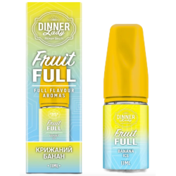 Ароматизатор Dinner Lady Fruit Full Banana (Банан) 30ml