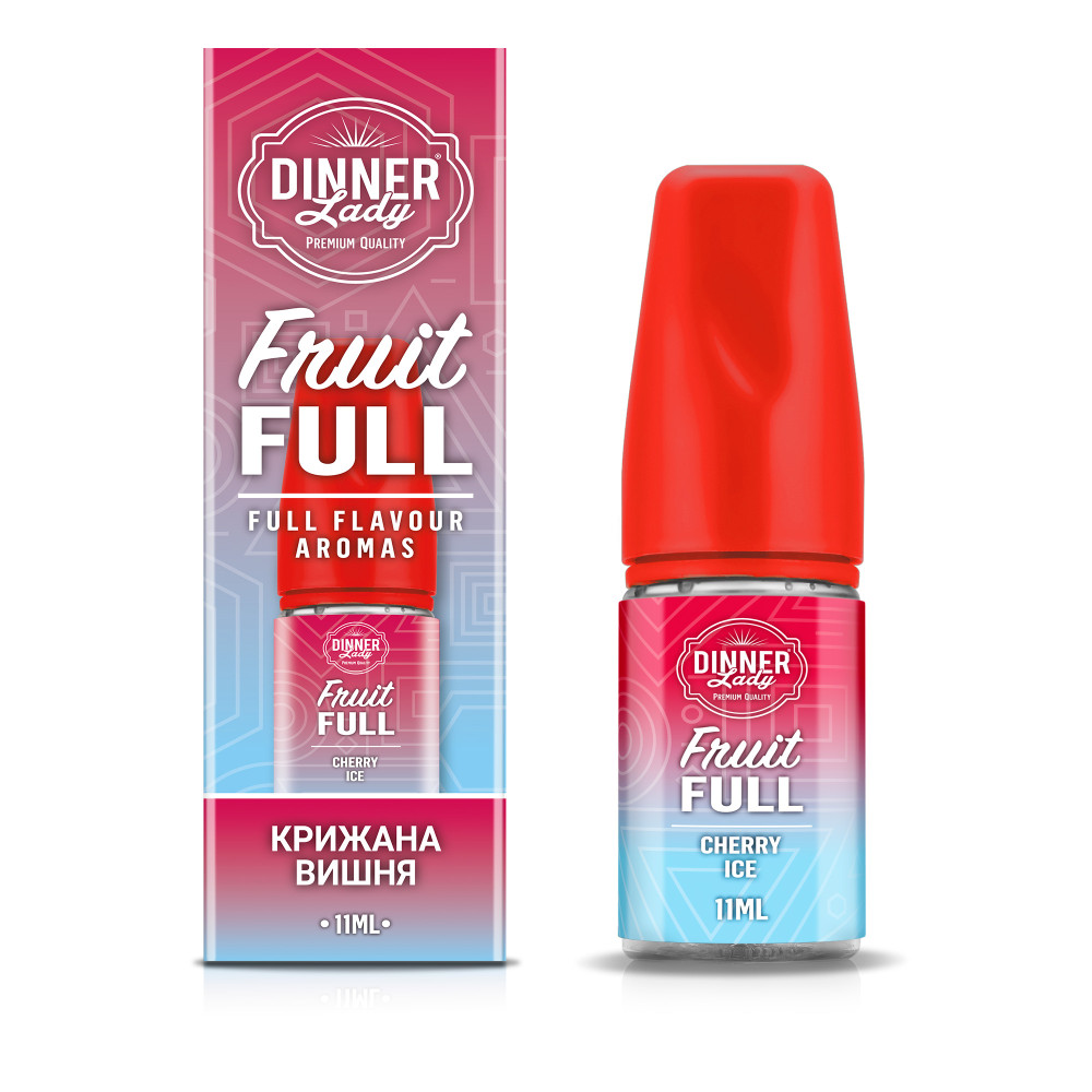 Ароматизатор Dinner Lady Fruit Full Cherry Ice (Вишня Лід) 30ml - Dinner Lady Fruit Full 30ml