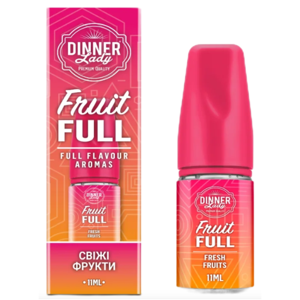 Ароматизатор Dinner Lady Fruit Full Fresh Fruits (Свіжі Фрукти) 30ml - Dinner Lady Fruit Full 30ml