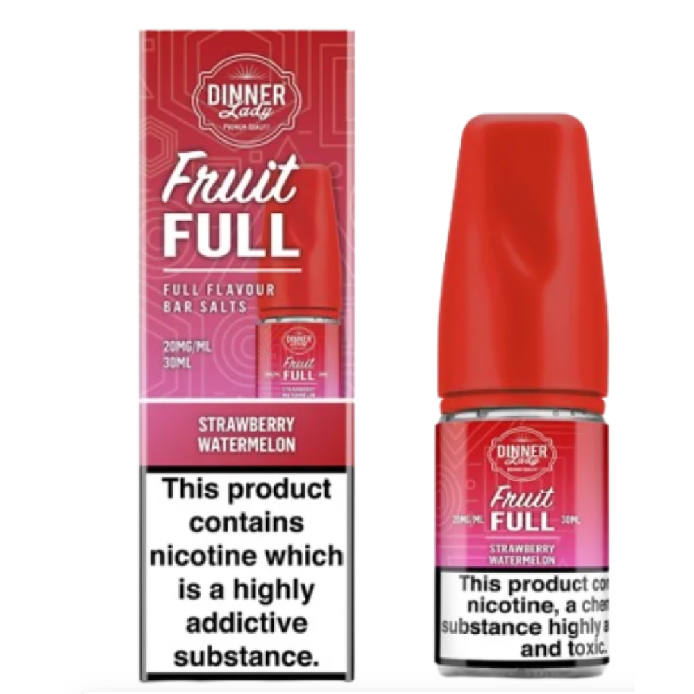 Ароматизатор Dinner Lady Fruit Full Strawberry Watermelon (Полуниця Кавун) 30ml - Dinner Lady Fruit Full 30ml