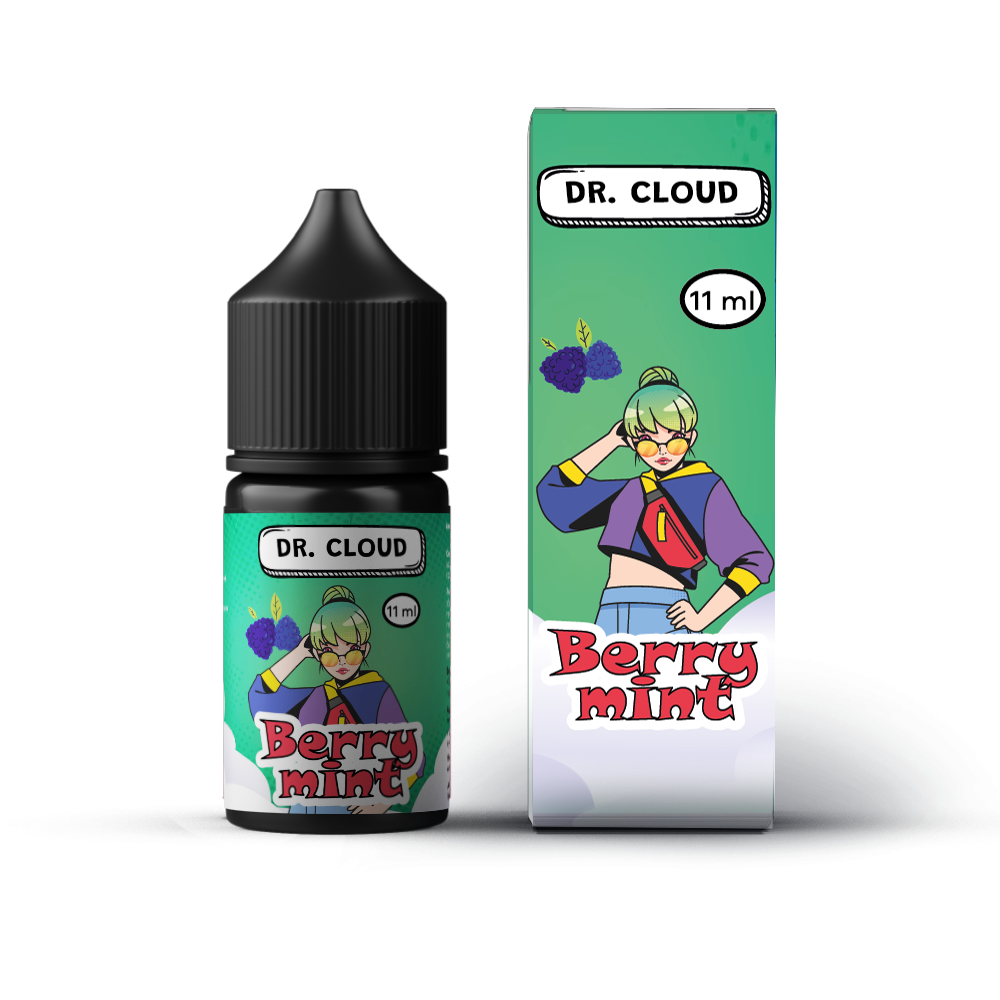 Ароматизатор Dr Cloud Berry Mint (Ягідна М'ята) 11ml - Dr Cloud 30ml