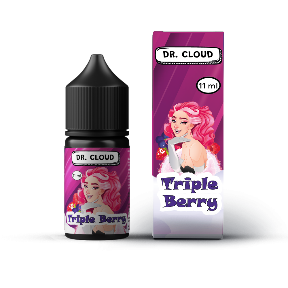 Ароматизатор Dr Cloud Tripple Berry (Потрійна Ягода) 30ml - Dr Cloud 30ml