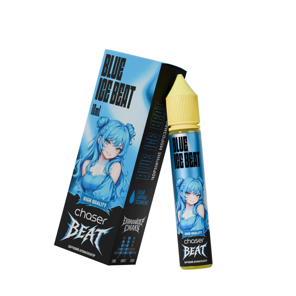 Ароматизатор Chaser Beat Blue Ice Beat (Чорничне Морозиво) 30ml - Chaser Beat 30ml