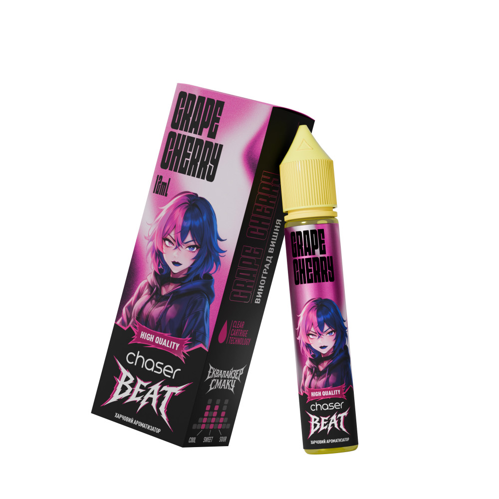Ароматизатор Chaser Beat Grape Cherry (Виноград Вишня) 30ml - Chaser Beat 30ml