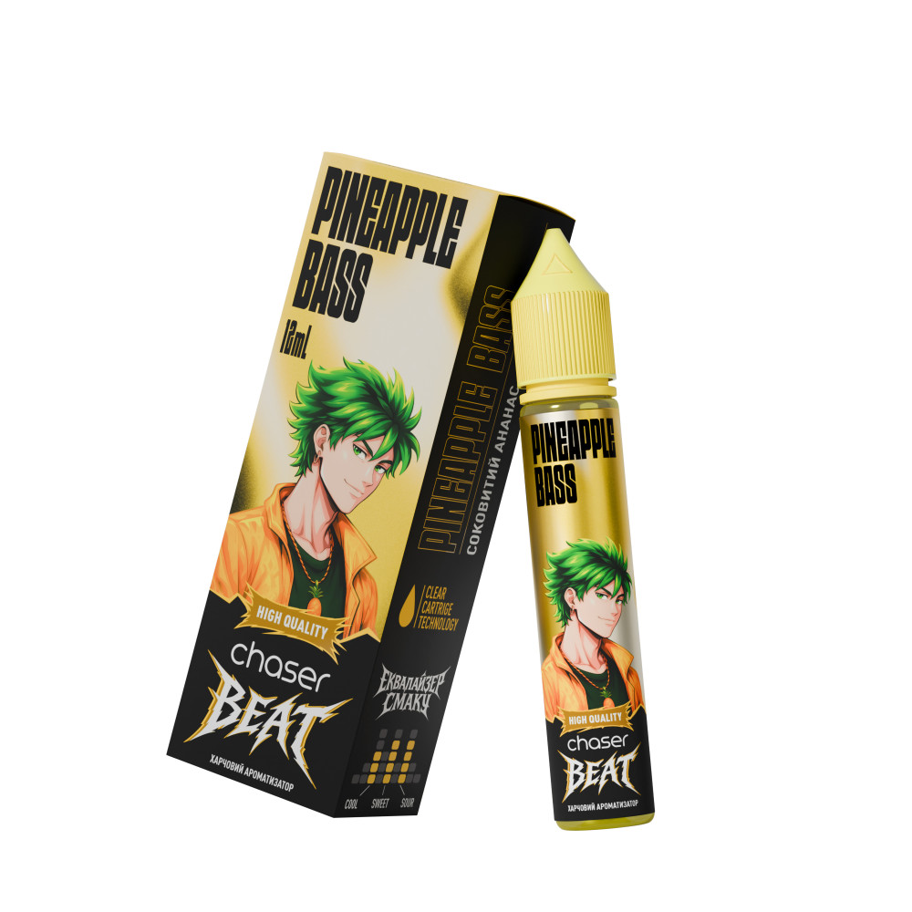 Ароматизатор Chaser Beat Pineapple Bass (Соковитий Ананас) 30ml - Chaser Beat 30ml