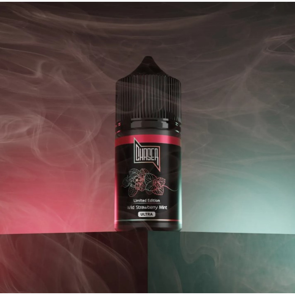 Ароматизатор Chaser Black Wild Strawberry Mint (Полуниця М'ята) 30ml - Chaser Black 30ml