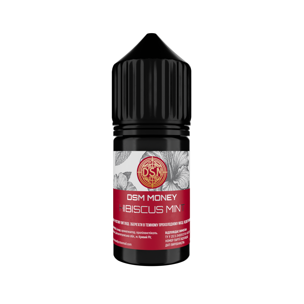 Ароматизатор DSM Money Hibiscus Mint (М'ятний Гібіскус) 30ml - Dsm_Money 30ml