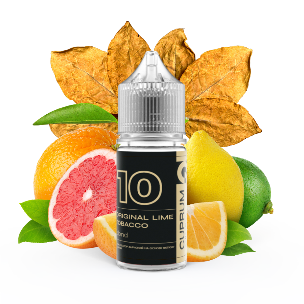 Ароматизатор Cuprum Original Lime Tobacco Blend (Оригінальна Тютюнова Суміш Лайм) 30ml - Cuprum 30ml