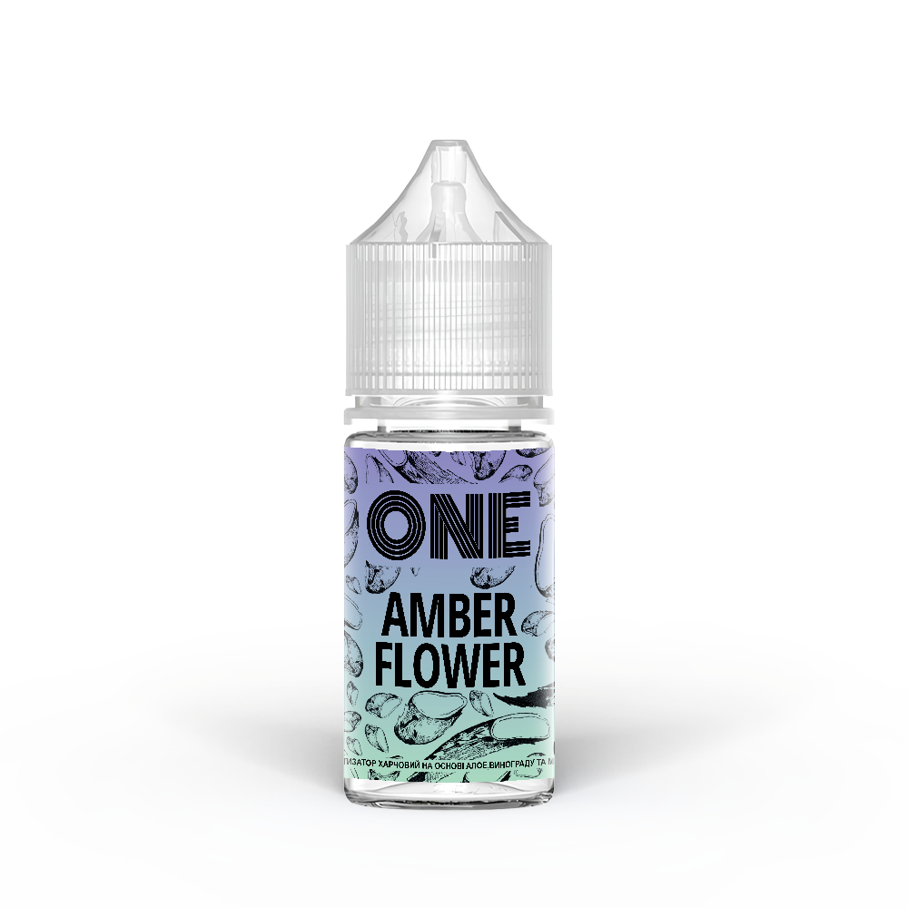 Ароматизатор ONE Amber Flower (Виноград Алоє Ягоди Лід) 30ml - One 30ml