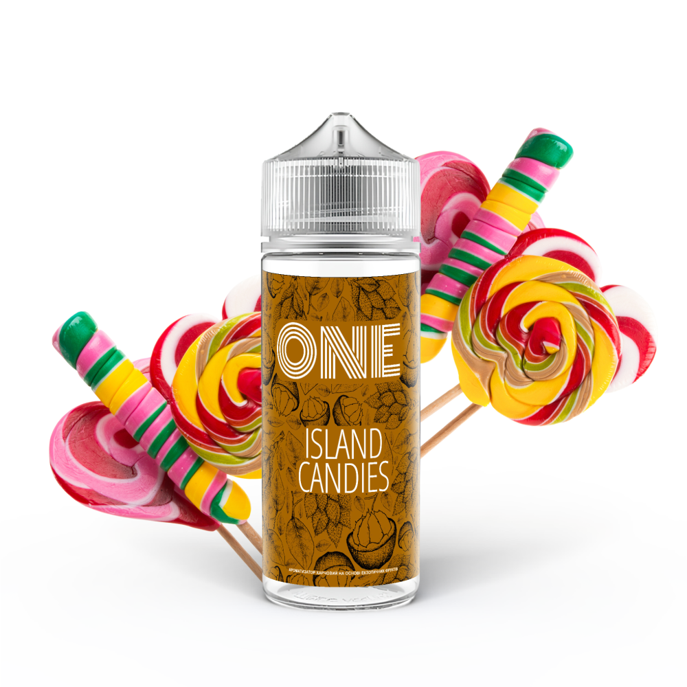 Ароматизатор органічний ONE Island Candies (Кисло-солодкі Льодяники) 120ml - One 120ml