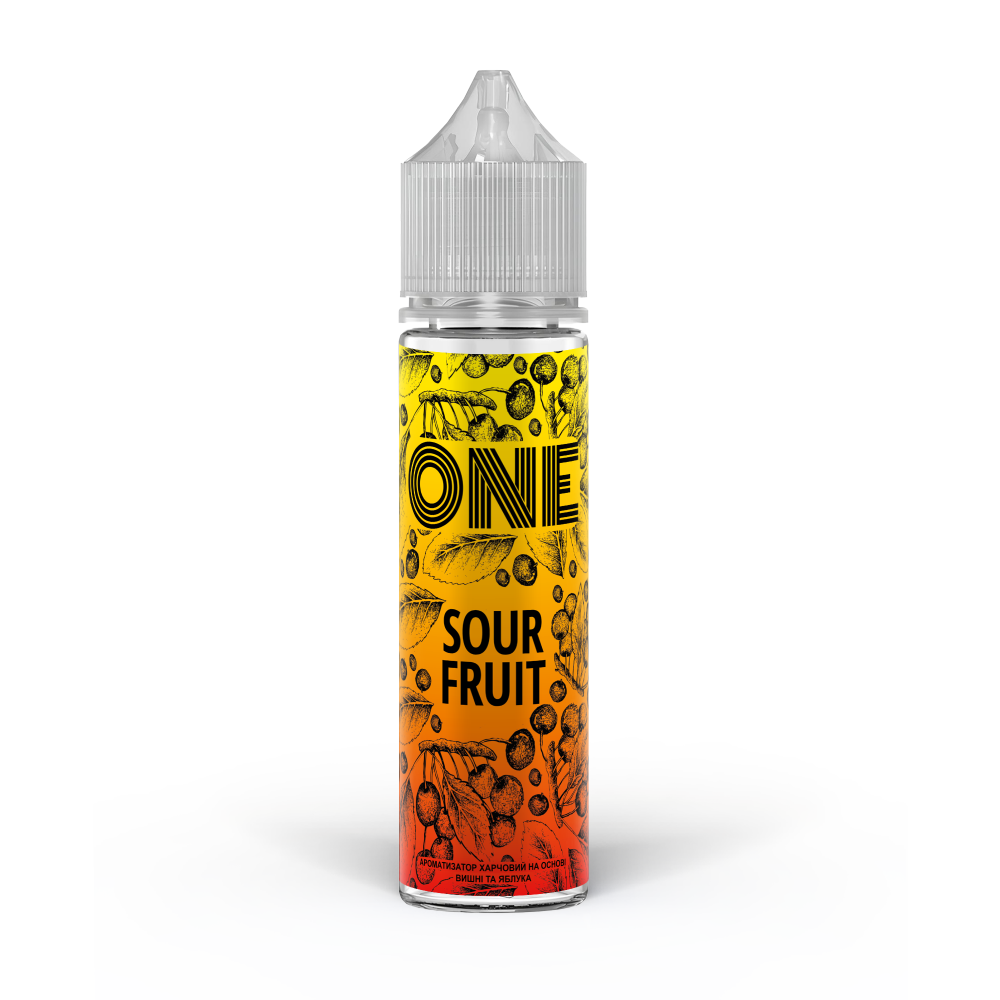 Ароматизатор органічний ONE Sour Fruit (Яблуко Вишня) 60ml - One 60ml
