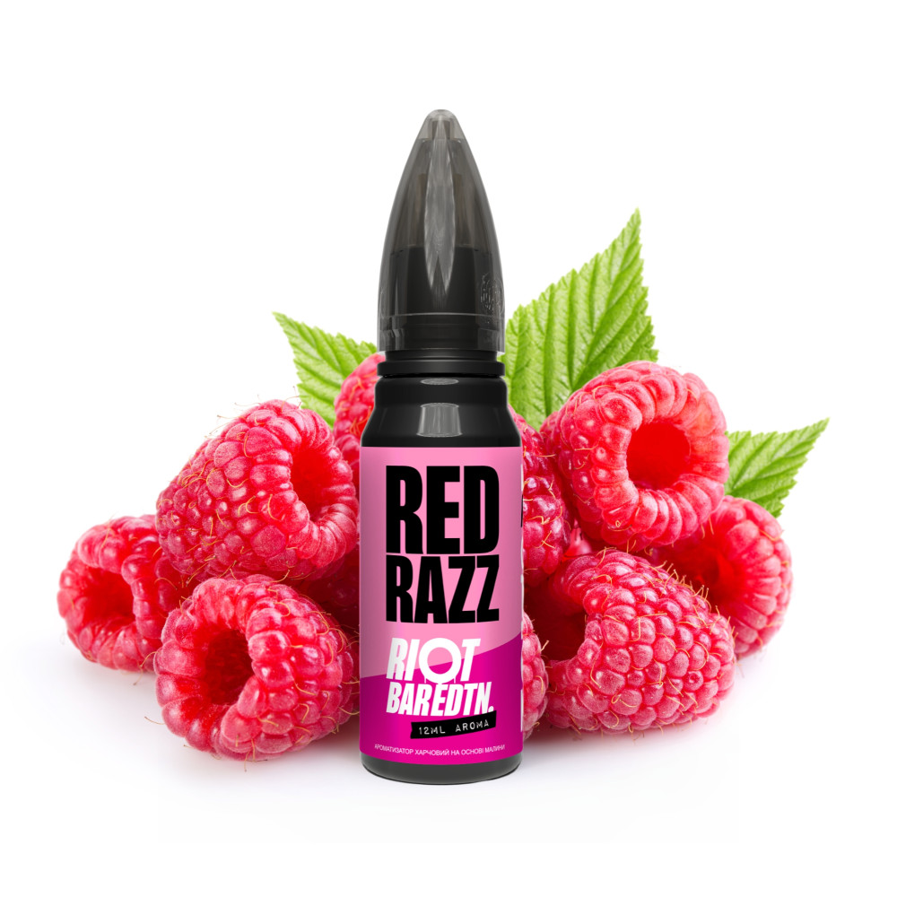 Ароматизатор Riot Squad BAR EDTN Red Razz (Червона Малина) 30ml - Riot Squad 30ml