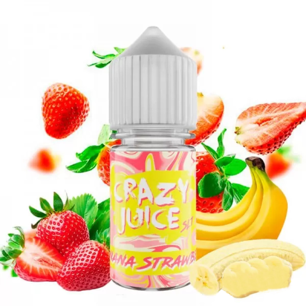 Ароматизатор Crazy Juice Banana Strawberry (Банан Полуниця) 30мл - Crazy Juice 30ml