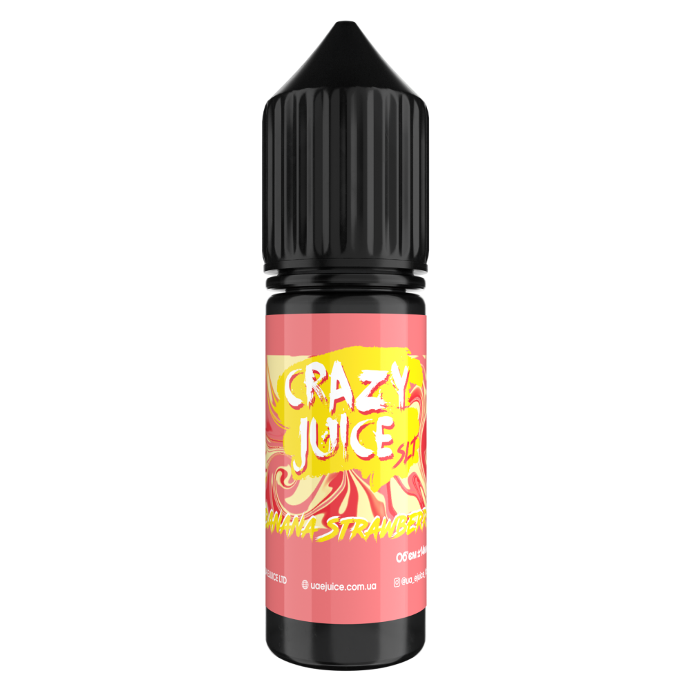 Ароматизатор Crazy Juice Banana Strawberry (Банан Полуниця) 15мл - Crazy Juice 15ml