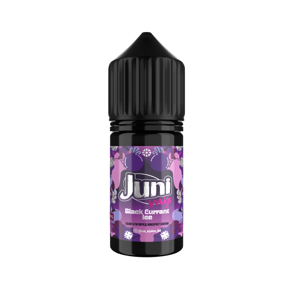 Ароматизатор Juni Mix Black Currant Ice (Смородина Лід) 30ml - Juni Mix 30ml