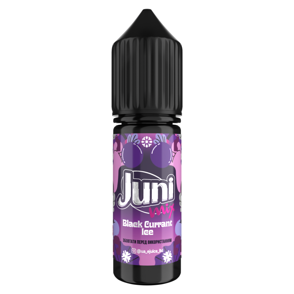 Ароматизатор Juni Mix Black Currant Ice (Смородина Лід) 15ml - Juni Mix 15ml