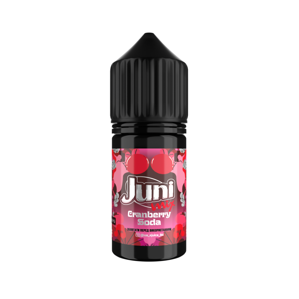Ароматизатор Juni Mix Cranberry Soda (Журавлинна Сода) 30ml - Juni Mix 30ml