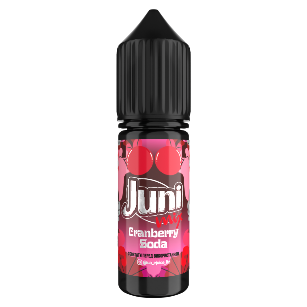 Ароматизатор Juni Mix Cranberry Soda (Журавлинна Сода) 15ml - Juni Mix 15ml