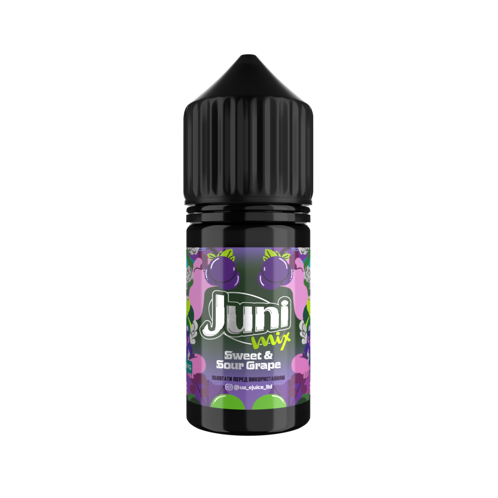 Ароматизатор Juni Mix Sweet & Sour Grape (Солодкий Та Кислий Виноград) 30ml - Juni Mix 30ml