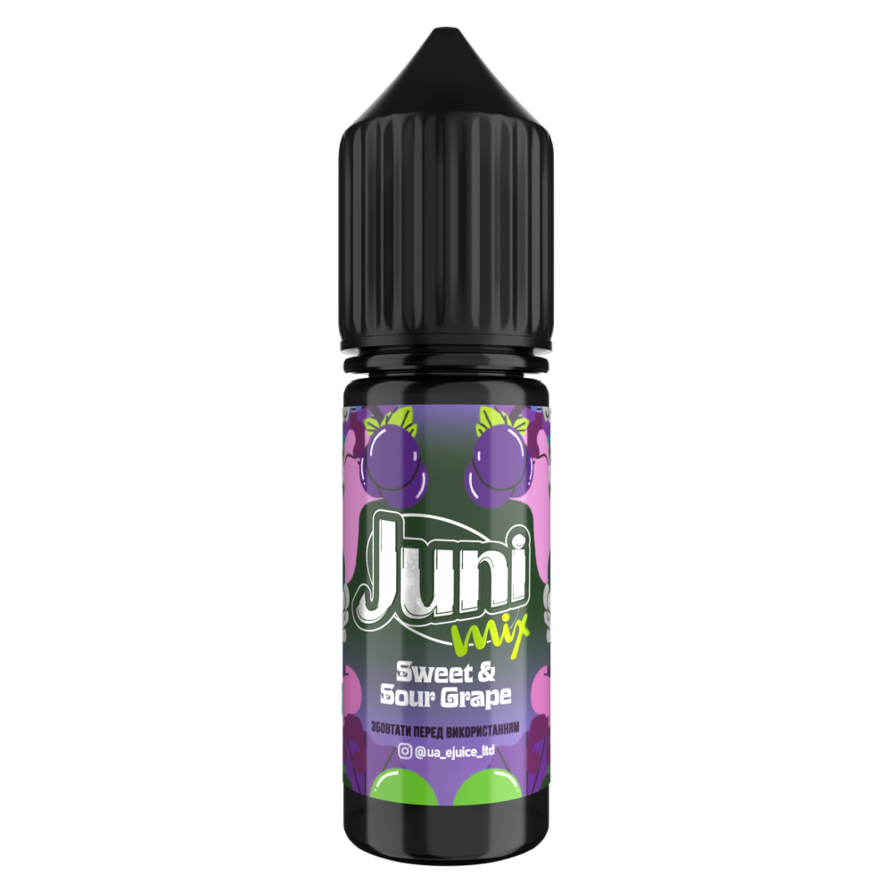 Ароматизатор Juni Mix Sweet & Sour Grape (Солодкий Та Кислий Виноград) 15ml - Juni Mix 15ml
