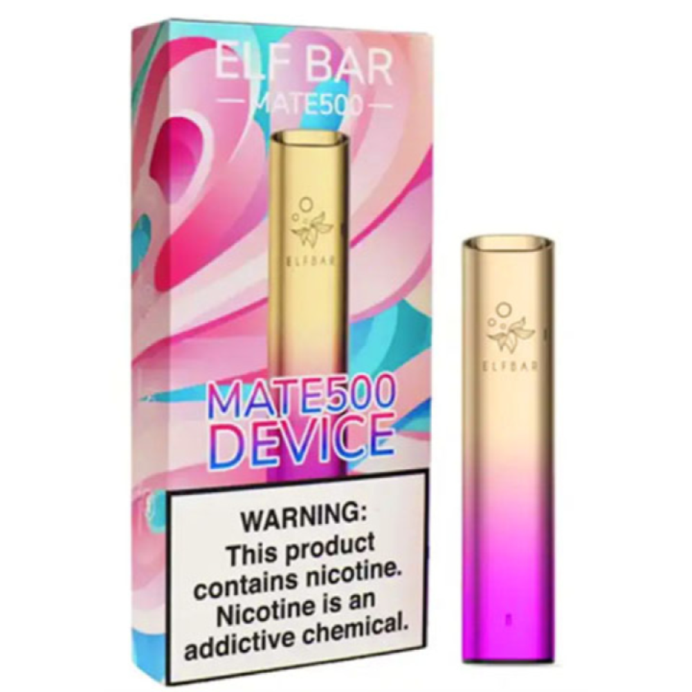 Elf bar Mate 500 Gold Pink Pod (Рожево-золотий) - Elf Bar Mate 500