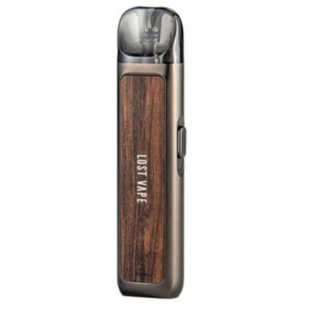 Lost Vape Ursa Nano Gunmetal Walnut Wood Pod (Шліфований метал з Деревом) - Lost Vape Ursa Nano
