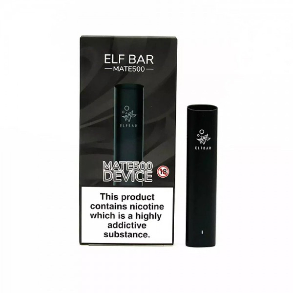Elf bar Mate 500 Black Pod (Чорний) - Elf Bar Mate 500