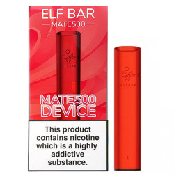 Elf bar Mate 500 Red Pod (Червоний) - Elf Bar Mate 500