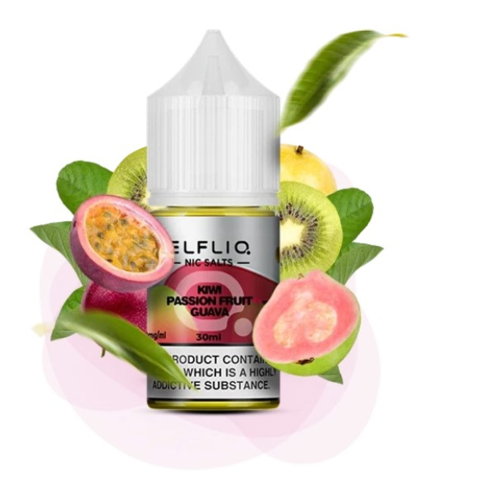 Ароматизатор Elfliq Kiwi Passion Fruit Guava 30ml (Ківі-Маракуйя-Гуава) - Elfliq 30ml