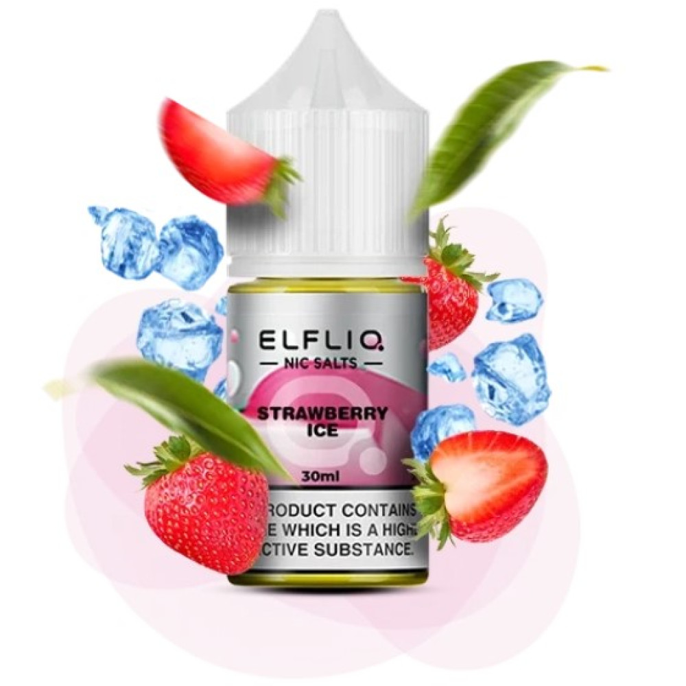 Ароматизатор Elfliq Strawberry Ice 30ml (Льодяна полуниця) - Elfliq 30ml