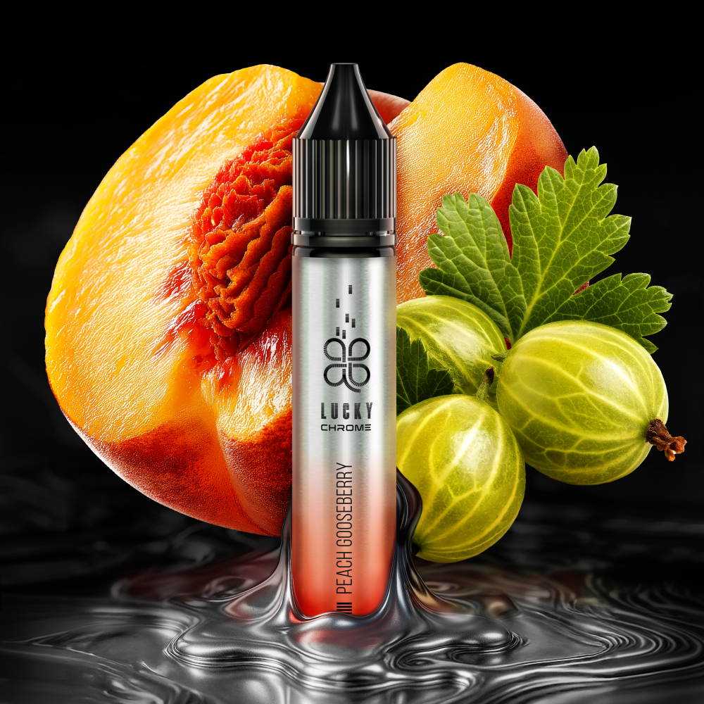 Ароматизатор Lucky Chrome Peach Gooseberry (Персик Агрус) 30ml - Lucky Chrome 30ml