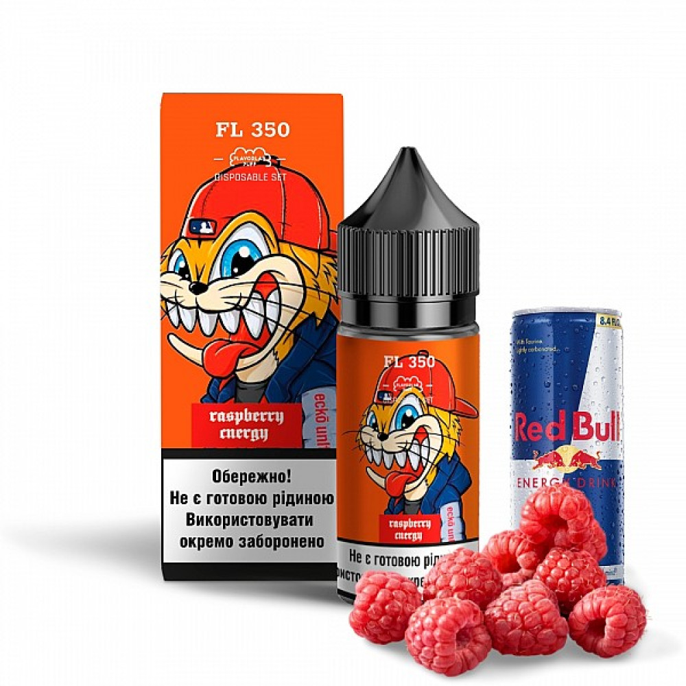 Ароматизатор FL 350 Raspberry Energy (Малиновий Енергетик) 30ml - FL 350 30ml