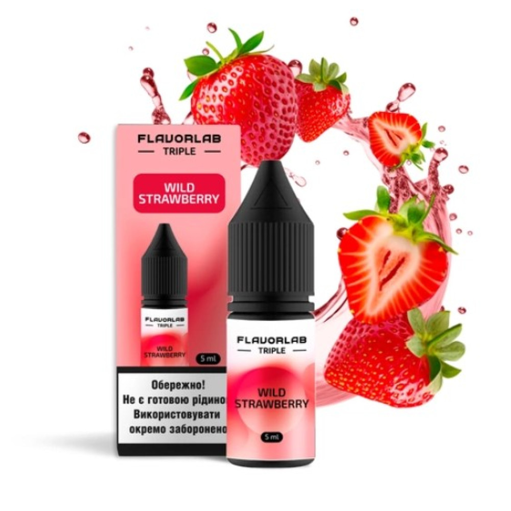 Ароматизатор Flavorlab Tripple Wild Strawberry (Лісова Полуниця) 10ml - Flavorlab Tripple 10ml