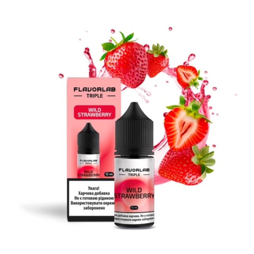 Ароматизатор Flavorlab Tripple Wild Strawberry (Лісова Полуниця) 30ml - Flavorlab Tripple 30ml