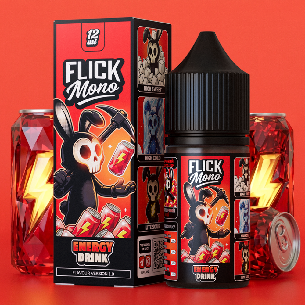 Ароматизатор Flick Mono Energy Drink (Енергетик) 30ml - Flick Mono 30ml