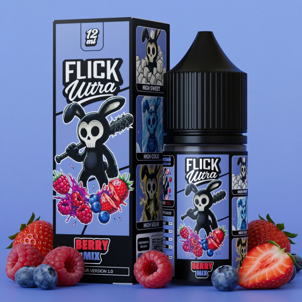 Ароматизатор Flick Ultra Berry Mix (Ягідний Мікс) 30ml - Flick Ultra 30ml