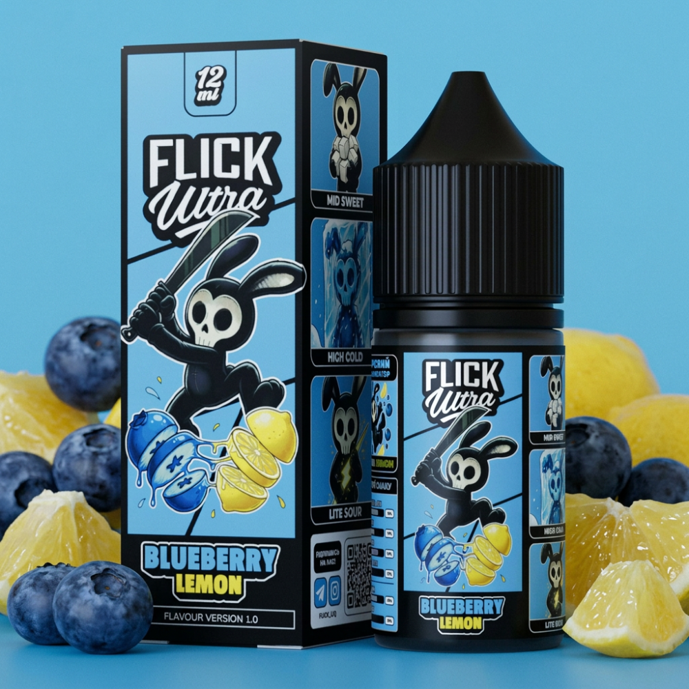 Ароматизатор Flick Ultra Blueberry Lemon (Чорниця Лимон) 30ml - Flick Ultra 30ml