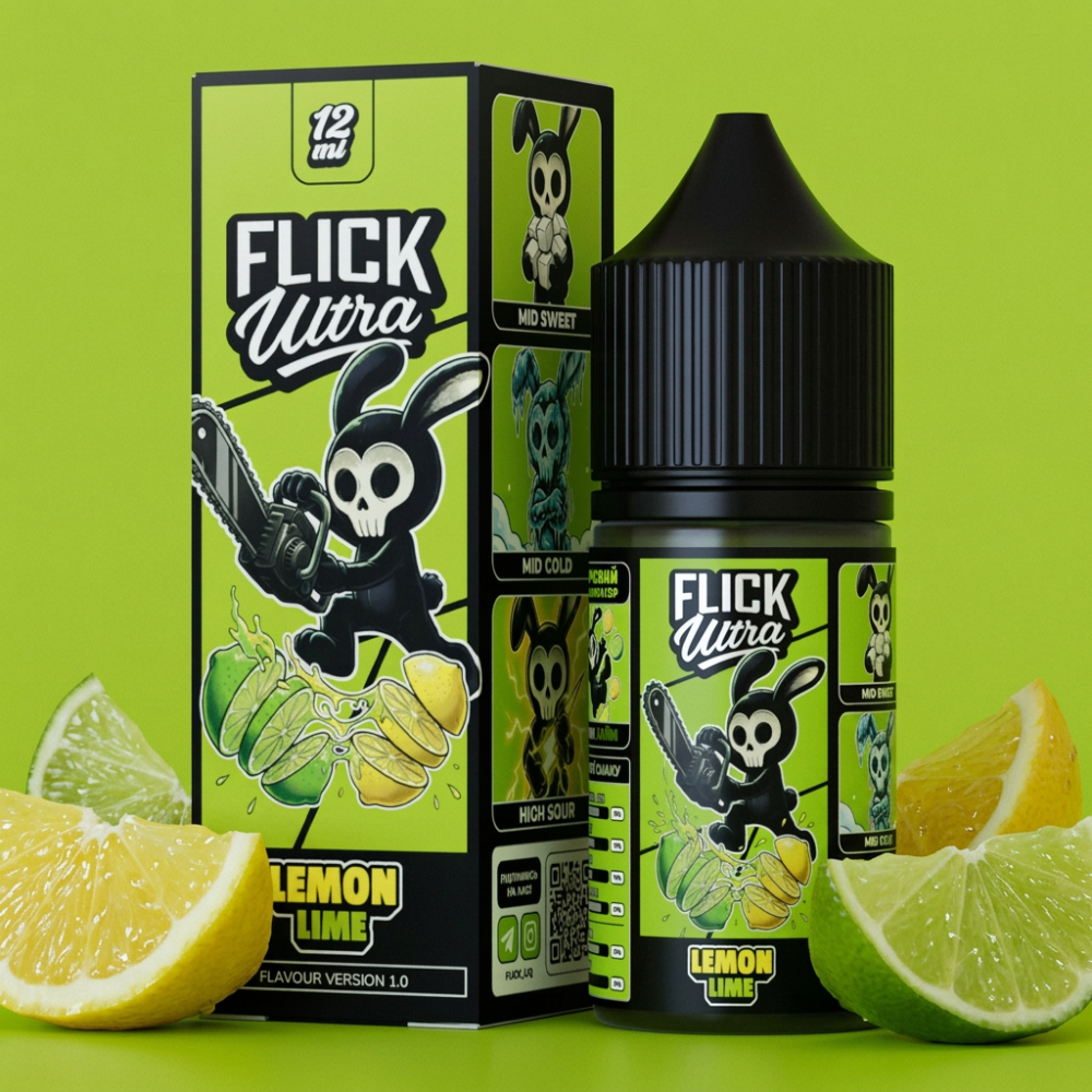 Ароматизатор Flick Ultra Lemon Lime (Лимон Лайм) 30ml - Flick Ultra 30ml