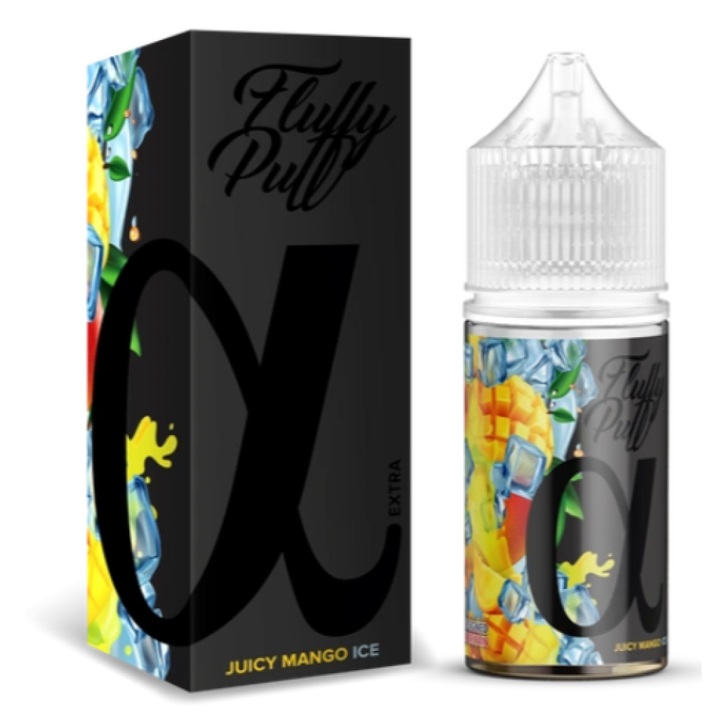 Ароматизатор Fluffy Puff Alpha Juicy Mango Ice (Соковите Манго Холод) 30ml - Fluffy Puff Alpha 30ml