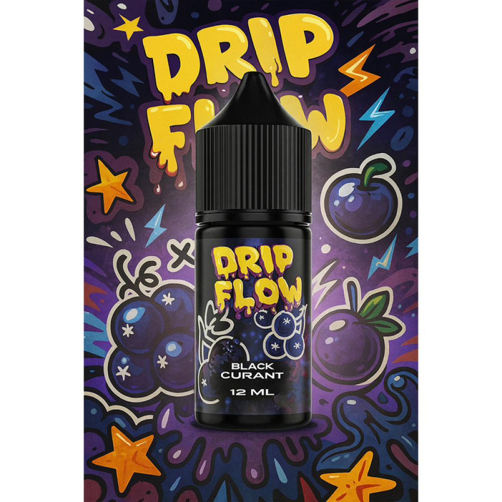 Ароматизатор Drip Flow Blackcurrant (Чорна Сородина) 30ml - Drip Flow 30ml