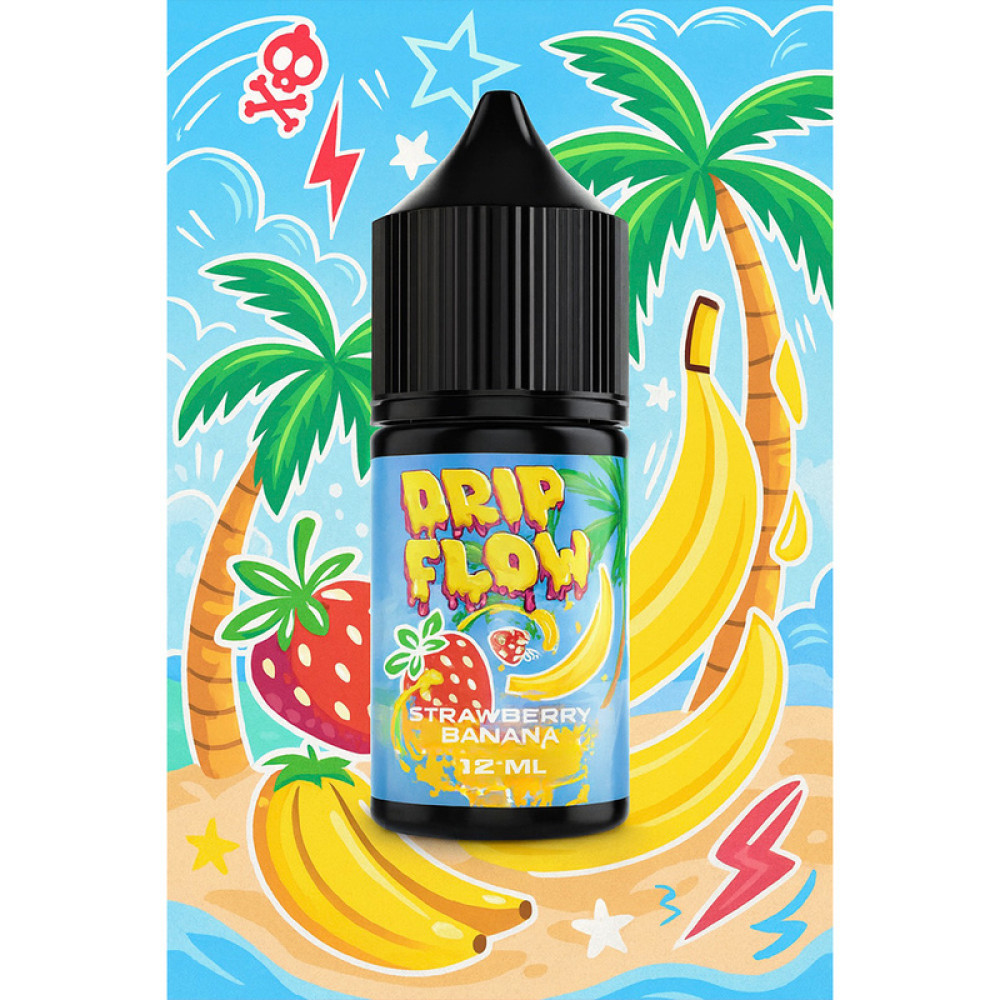Ароматизатор Drip Flow Strawberry Banana (Полуниця Банан) 30ml - Drip Flow 30ml