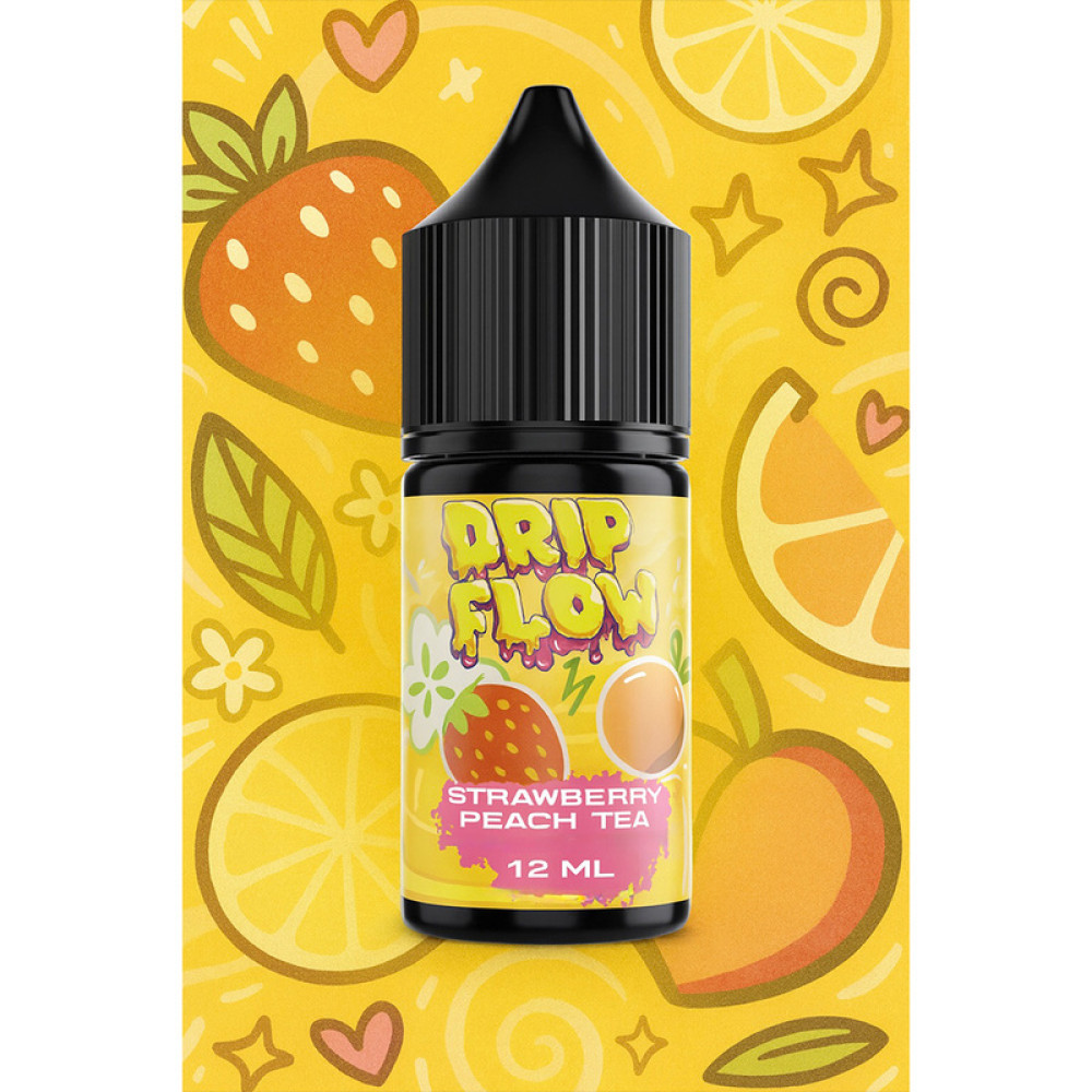 Ароматизатор Drip Flow Strawberry Peach Tea (Полуничний Персиковий Чай) 30ml - Drip Flow 30ml