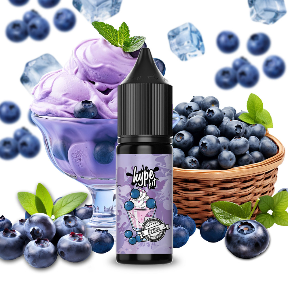 Ароматизатор Hype Чорничне Морозиво 15ml - Hype 15ml