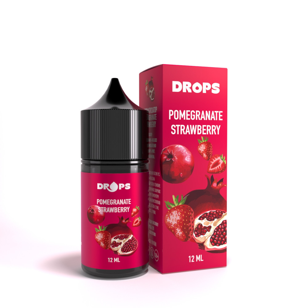 Ароматизатор Hype Drops Pomegranate Strawberry (Гранат Полуниця) 30ml - Hype Drops 30ml
