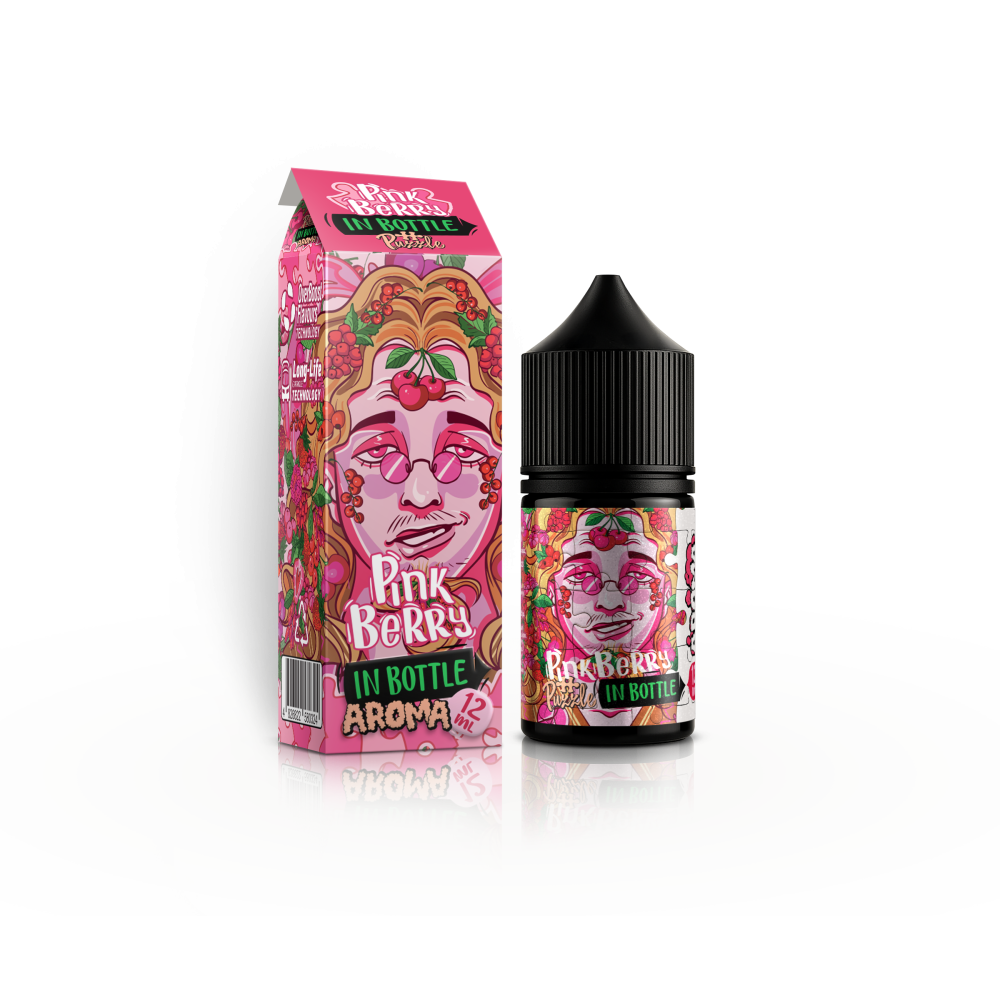 Ароматизатор In Bottle Puzzle 30ml Pink Berry (Рожеві Ягоди) - In Bottle Puzzle 30ml 5mg
