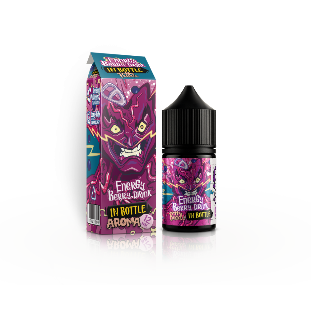 Ароматизатор In Bottle Puzzle 30ml Berry Energy Drink (Ягідний Енергетик) - In Bottle Puzzle 30ml 5mg