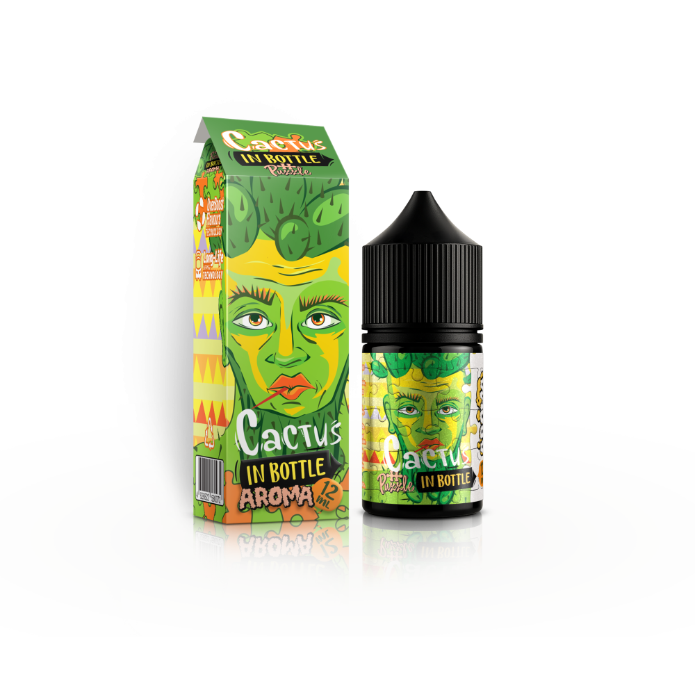 Ароматизатор In Bottle Puzzle 30ml Cactus (Кактус) - In Bottle Puzzle 30ml 5mg