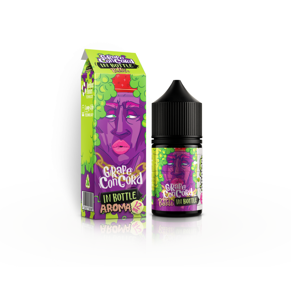 Ароматизатор In Bottle Puzzle 30ml Grape Concord (Виноградний Конкорд) - In Bottle Puzzle 30ml 5mg