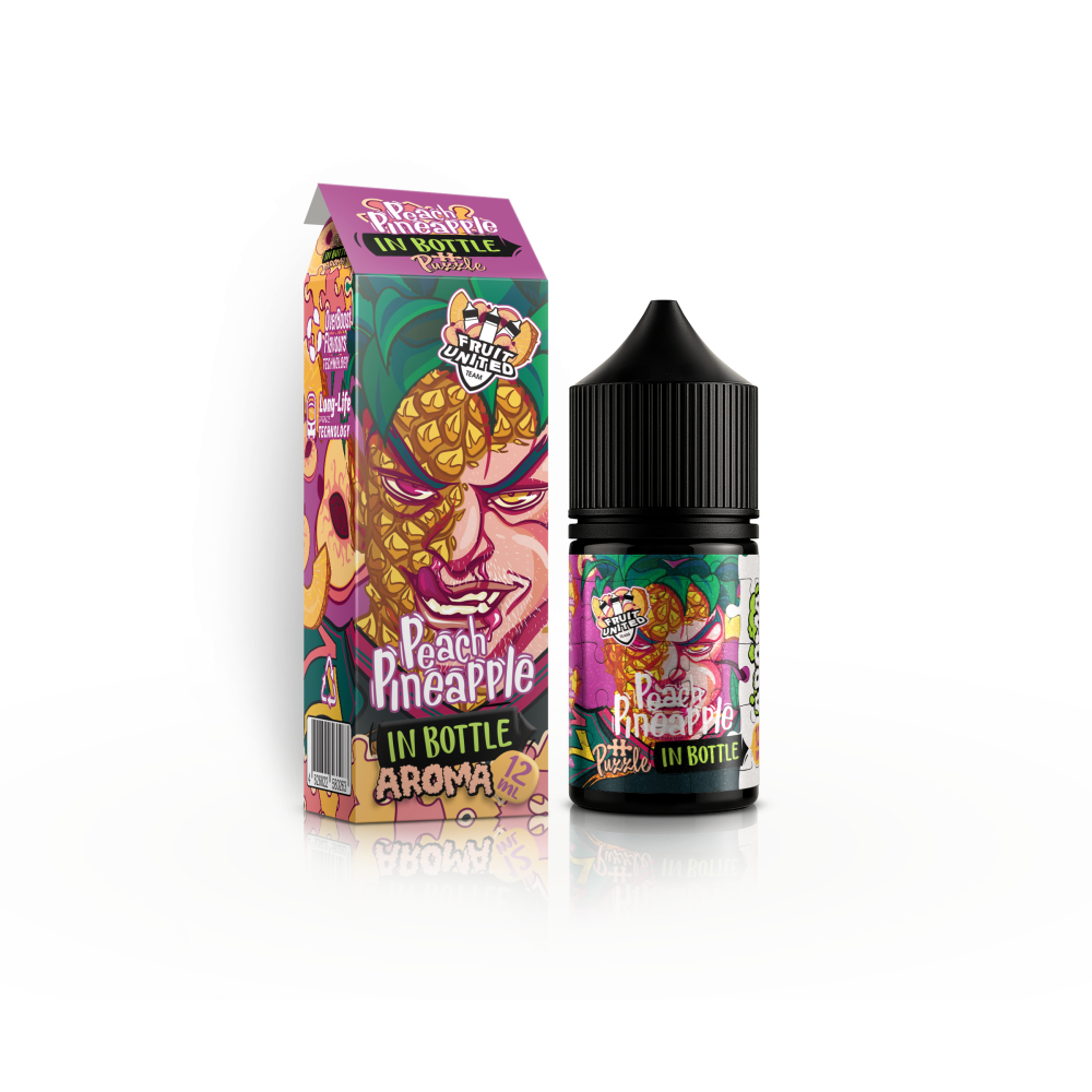 Ароматизатор In Bottle Puzzle 30ml Peach Pineapple (Персик Ананас) - In Bottle Puzzle 30ml 5mg